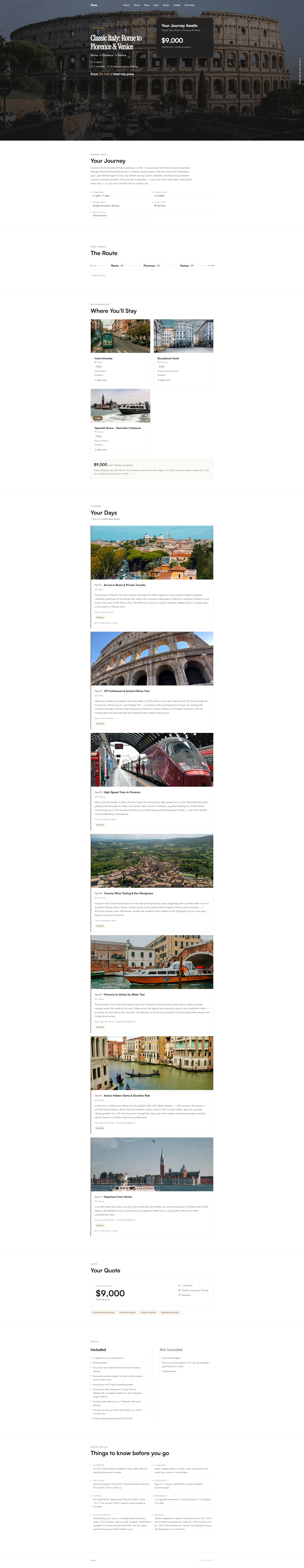Astra sample plan template preview